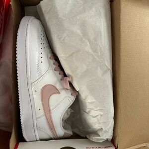 Air forces with pink accents